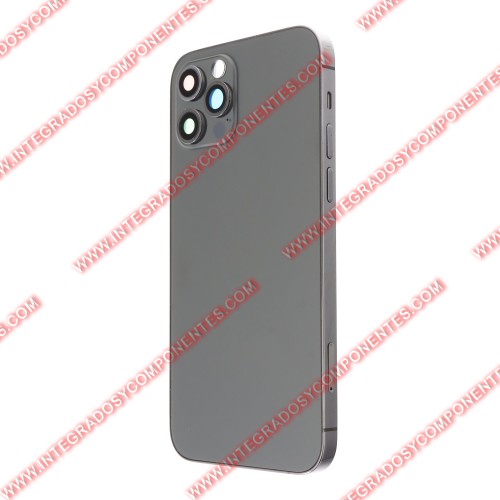 Tapa+Marco Iphone 12 Pro Calidad Premium Negro