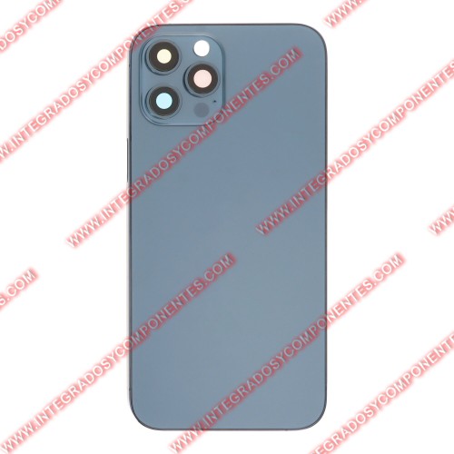 Tapa+Marco Iphone 12 Pro Max Calidad Premium Azul