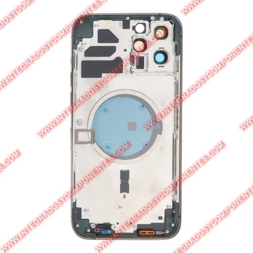 Tapa+Marco Iphone 12 Pro Max Calidad Premium Negro