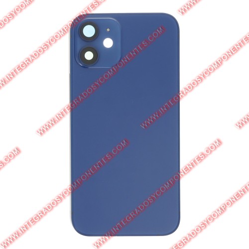 Tapa+Marco Iphone 12 Mini Calidad Premium Azul