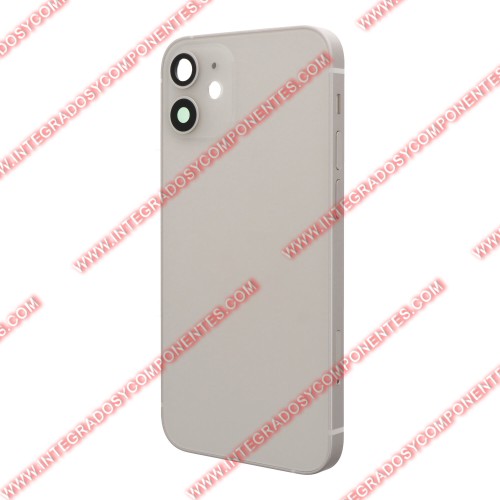 Tapa+Marco Iphone 12 Mini Calidad Premium Blanco