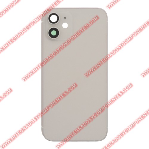 Tapa+Marco Iphone 12 Mini Calidad Premium Blanco
