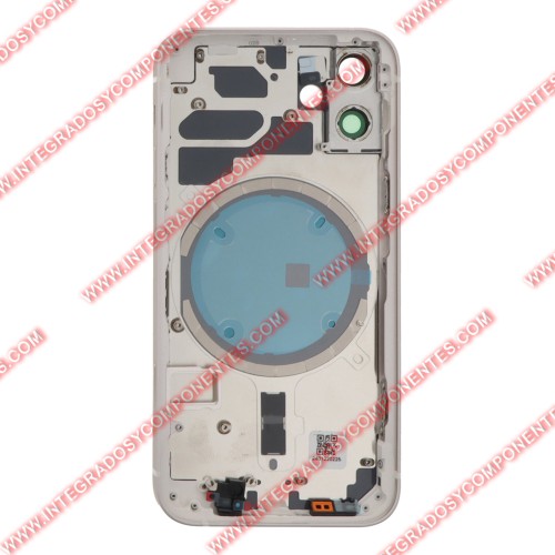 Tapa+Marco Iphone 12 Mini Calidad Premium Blanco