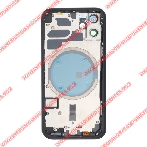 Tapa+Marco Iphone 12 Mini Calidad Premium Negro