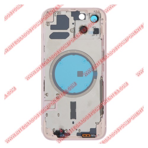 Tapa+Marco Iphone 13 Calidad Premium Rosa
