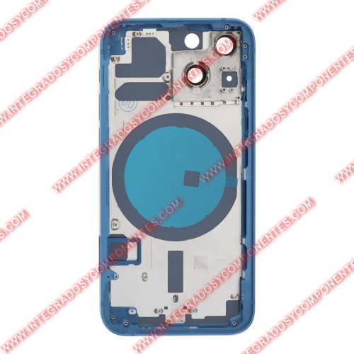 Tapa+Marco Iphone 13 Mini Calidad Premium Azul