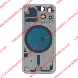 Tapa+Marco Iphone 13 Mini Calidad Premium Blanco