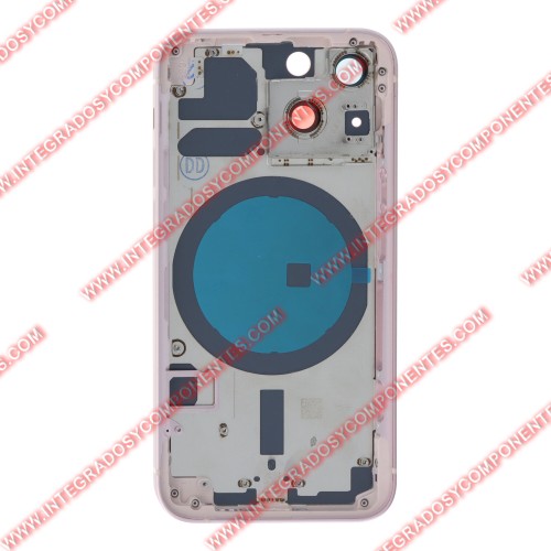 Tapa+Marco Iphone 13 Mini Calidad Premium Rosa