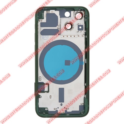 Tapa+Marco Iphone 13 Mini Calidad Premium Verde