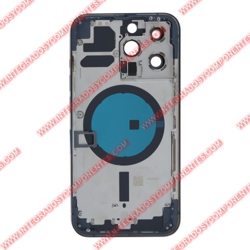 Tapa+Marco Iphone 13 Pro Calidad Premium Azul