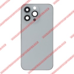 Tapa+Marco Iphone 13 Pro Calidad Premium Plata