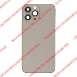 Tapa+Marco Iphone 13 Pro Max Calidad Premium Oro