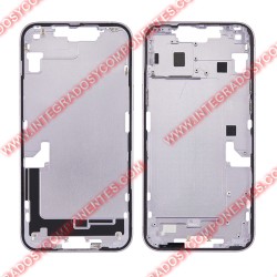 Tapa+Marco Iphone 14 Plus Calidad Premium Morado
