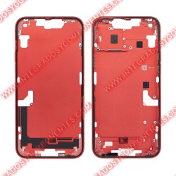 Tapa+Marco Iphone 14 Plus Calidad Premium Rojo