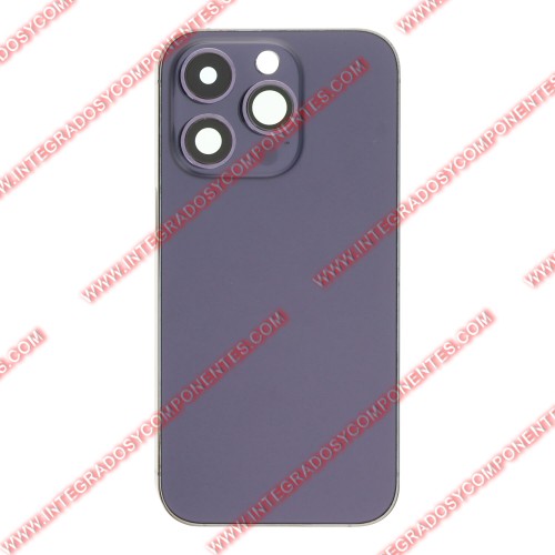 Tapa+Marco Iphone 14 Pro Calidad Premium Morado