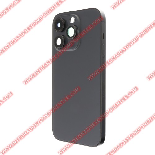 Tapa+Marco Iphone 14 Pro Calidad Premium Negro