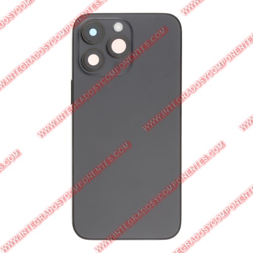 Tapa+Marco Iphone 14 Pro Max Calidad Premium Negro