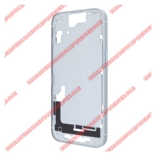 Tapa+Marco Iphone 15 Calidad Premium Azul