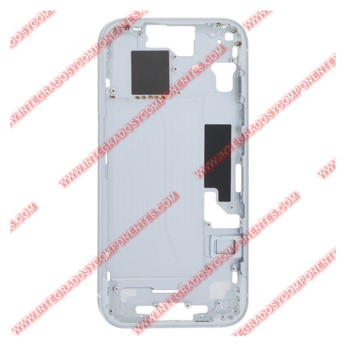 Tapa+Marco Iphone 15 Calidad Premium Azul