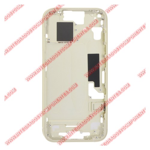 Tapa+Marco Iphone 15 Calidad Premium Amarillo