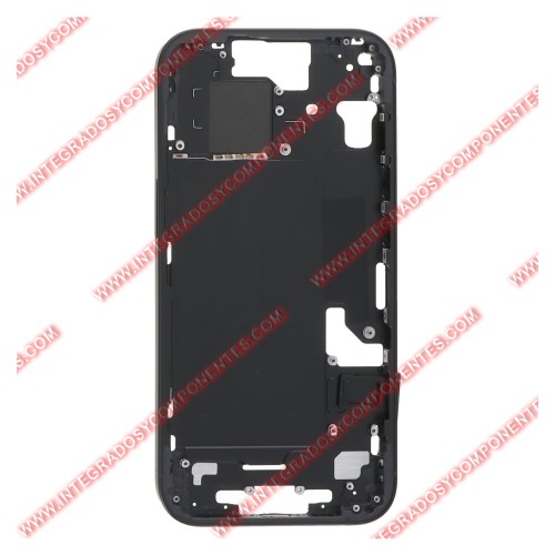 Tapa+Marco Iphone 15 Calidad Premium Negro