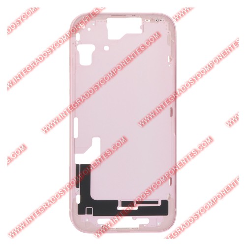 Tapa+Marco Iphone 15 Calidad Premium Rosa