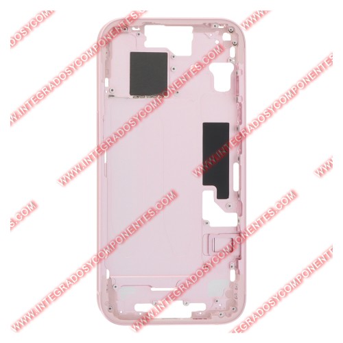 Tapa+Marco Iphone 15 Calidad Premium Rosa