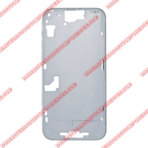Tapa+Marco Iphone 15 Plus Calidad Premium Azul