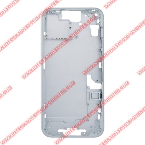 Tapa+Marco Iphone 15 Plus Calidad Premium Azul
