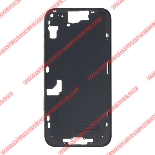 Tapa+Marco Iphone 15 Plus Calidad Premium Negro