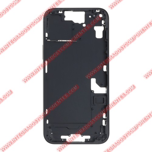 Tapa+Marco Iphone 15 Plus Calidad Premium Negro