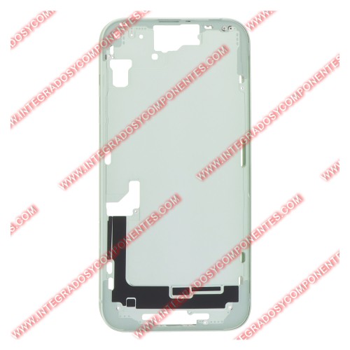 Tapa+Marco Iphone 15 Plus Calidad Premium Verde