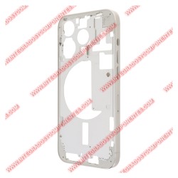 Tapa+Marco Iphone 15 Pro Calidad Premium Blanco