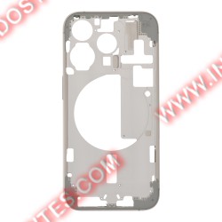 Tapa+Marco Iphone 15 Pro Calidad Premium Gris