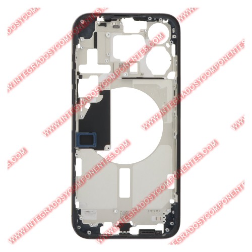 Tapa+Marco Iphone 15 Pro Max Calidad Premium Azul