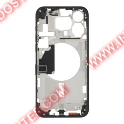 Tapa+Marco Iphone 15 Pro Max Calidad Premium Negro