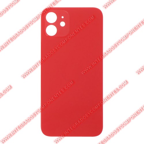 Tapa Iphone 12 Calidad Premium Rojo