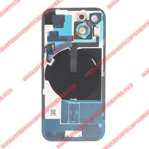 Tapa+Nfc Iphone 15 Calidad Premium Negro