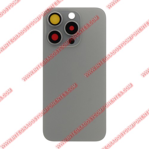 Tapa+Nfc Iphone 15 Pro Calidad Premium Gris