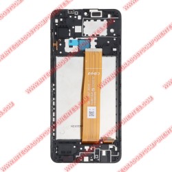 Pantalla Samsung A12/A02/A12 Nacho/A12s/A127 Con Marco Calidad Premium