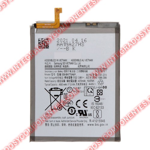 Bateria Samsung Note 10 Lite