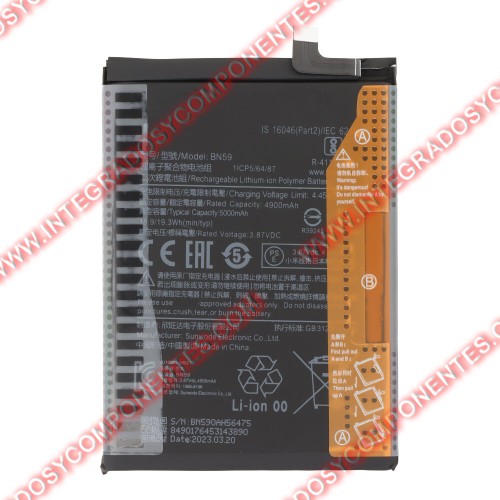 Bateria Poco M5s/Redmi Note 10 4g/Redmi Note 10s