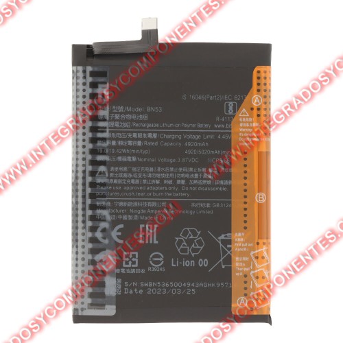 Bateria Redmi Note 9 Pro /Redmi Note 10 Pro 4g