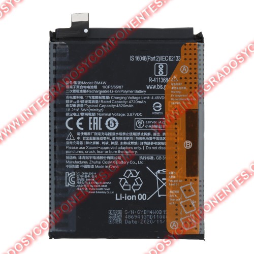 Bateria Redmi Note 9 Pro 5g /Mi 10t Lite 5g