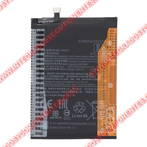 Bateria Redmi Note 9s