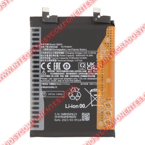 Bateria Redmi Note 11 Pro