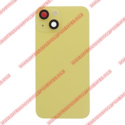 Tapa +Anillo Magnetico Iphone 14 Calidad Premium Amarillo