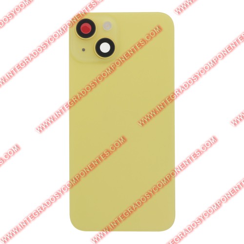 Tapa +Anillo Magnetico Iphone 14 Calidad Premium Amarillo