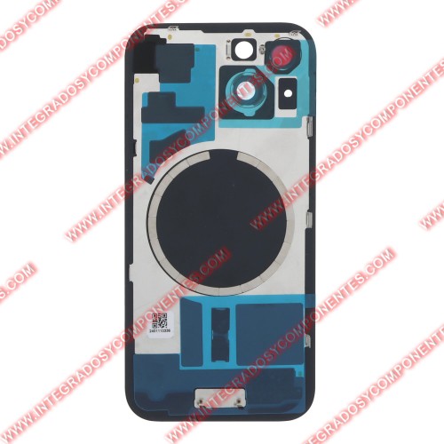 Tapa +Anillo Magnetico Iphone 15 Calidad Premium Azul