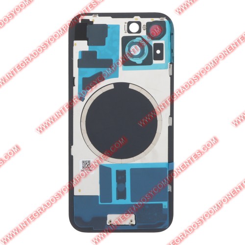 Tapa +Anillo Magnetico Iphone 15 Calidad Premium Negro